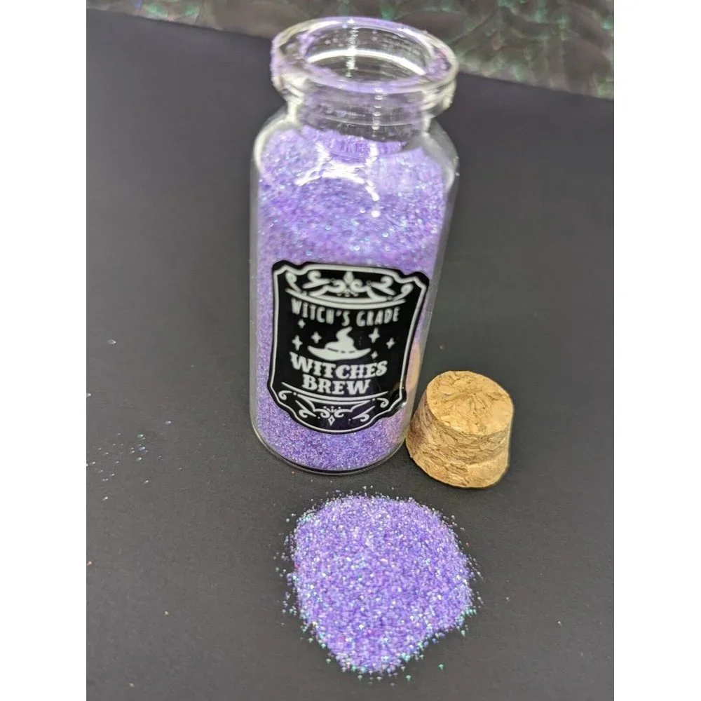 Target Bullseye Halloween 2021 Set of 8 Mini Filled Potion Glass Bottles Glitter
